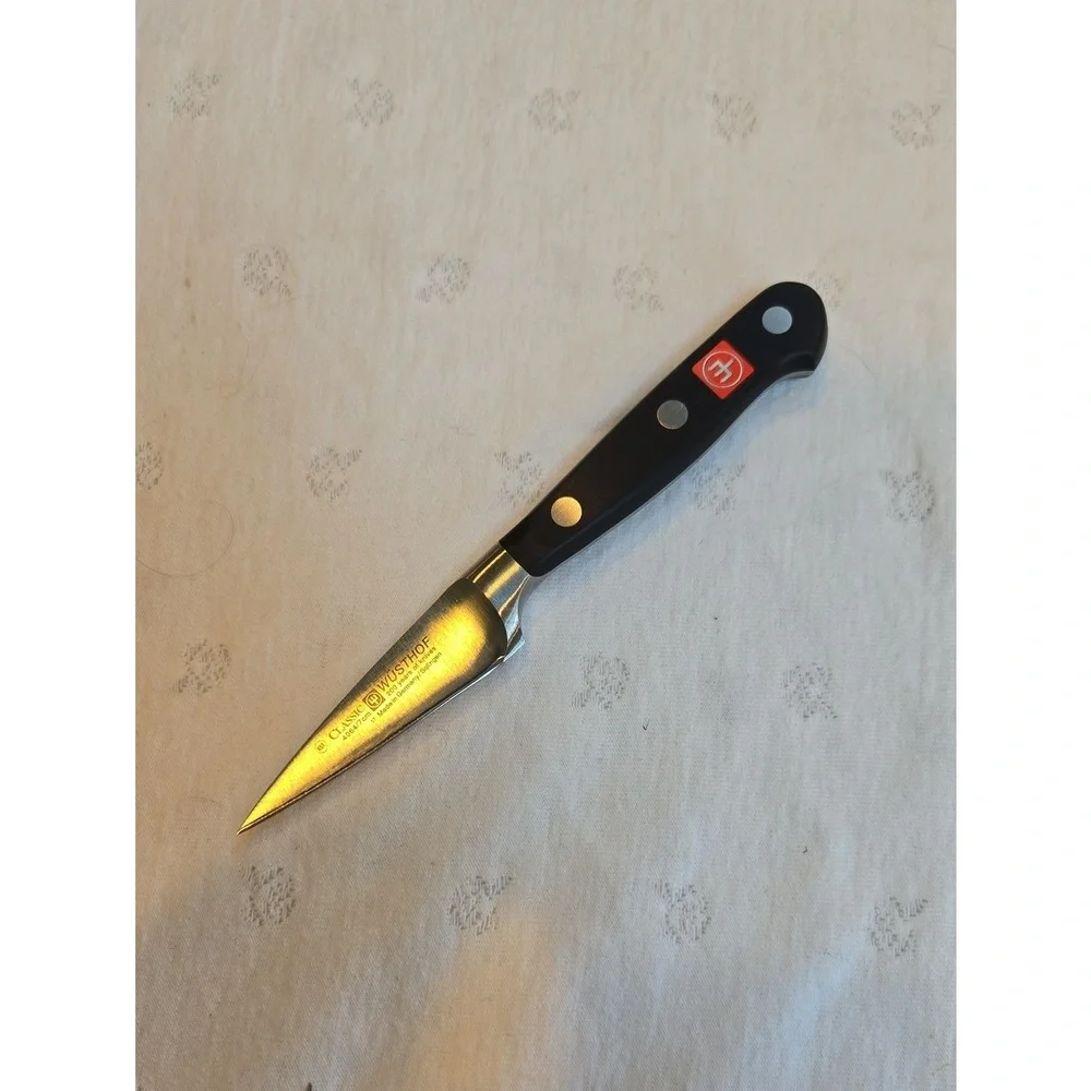 Wüsthof Classic 4064/7cm Fluting Paring Knife Black 2.75